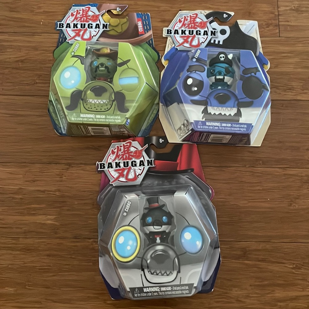 Bakugan Cubbo Figures